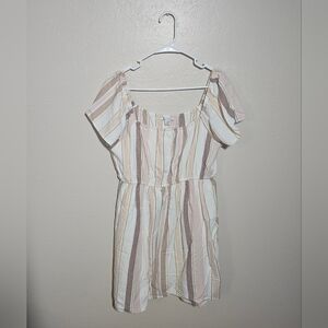 American Eagle Linen Blend Empire Waist Dress